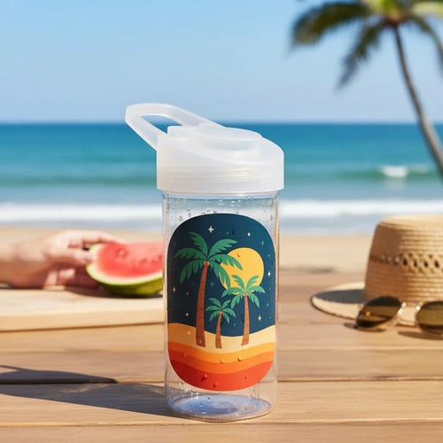 Garrafa Eco Acqua Bio 450ml - Kit Com 10 Unidades