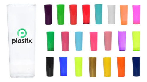 Kit 20 Copos Long Drink Plastix 350ml -transfer / Silk / Dtf
